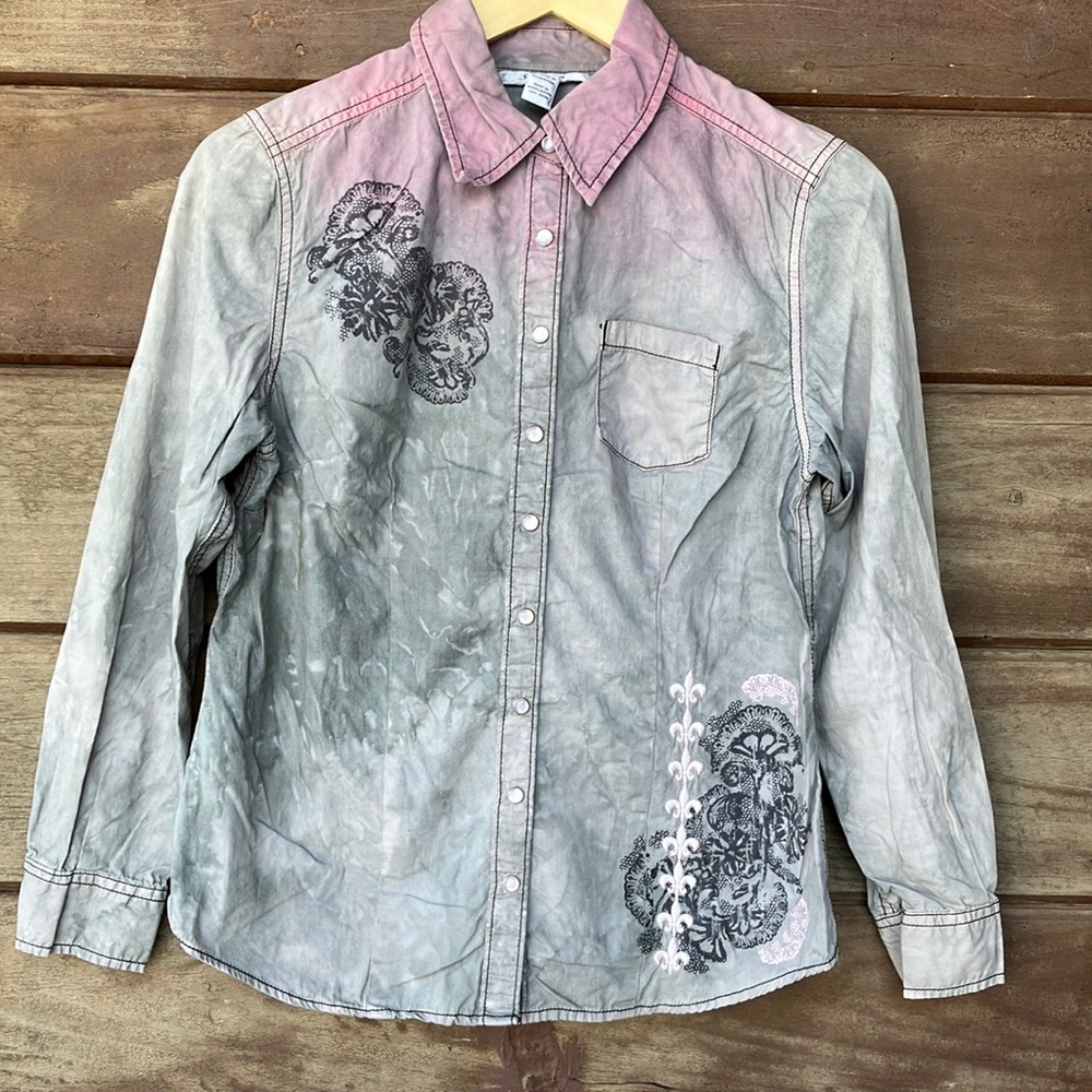 Style & Co Shirt with Pearl Snaps